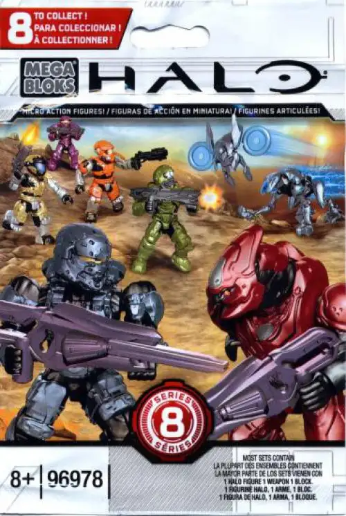Mega Bloks Halo Series 8 Minifigure Mystery Pack [1 RANDOM Figure]