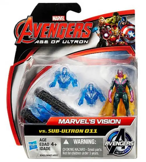 Avengers Age of Ultron Marvel's Vision vs. Sub Ultron 011 Action Figure 2-Pack