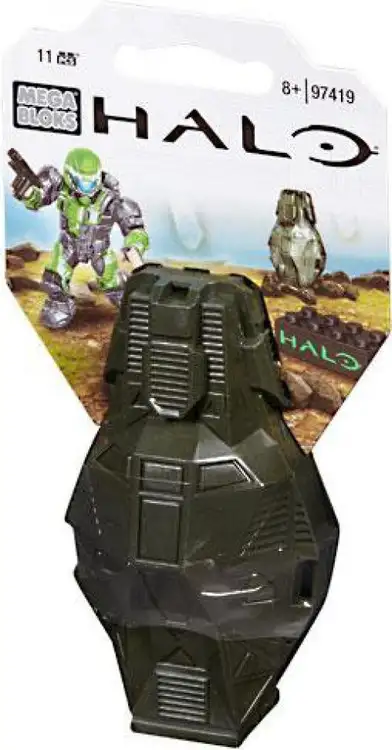 Mega Bloks Halo Metallic ODST Drop Pod Set #97419 [Green UNSC]