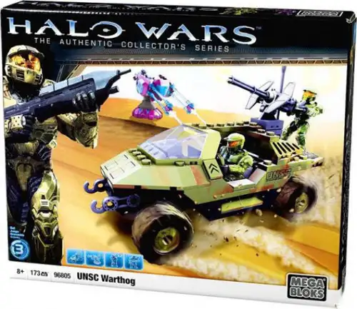 Mega Bloks Halo The Authentic Collector's Series UNSC Warthog Set #96805