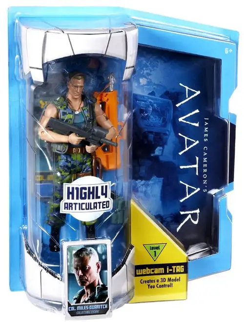 James Cameron's Avatar Deluxe Colonel Miles Quaritch Action Figure