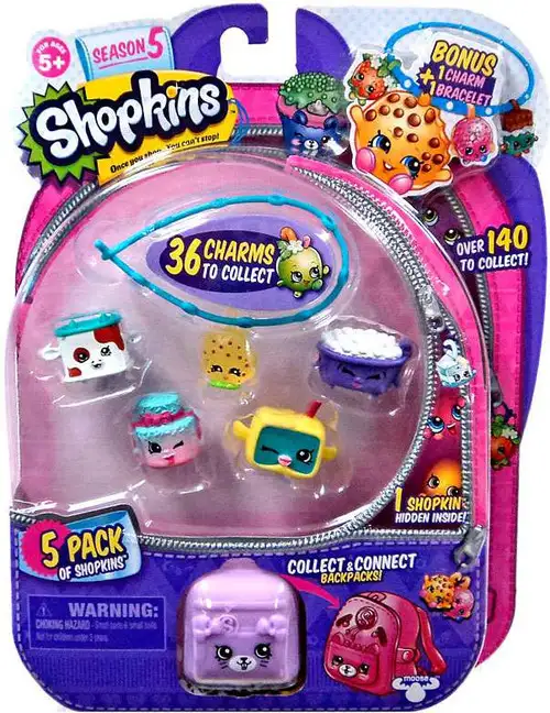 Shopkins Season 5 Mini Figure 5-Pack
