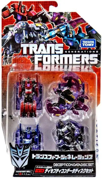 Transformers Generations Japanese Decepticon Data Disc Set TG-16