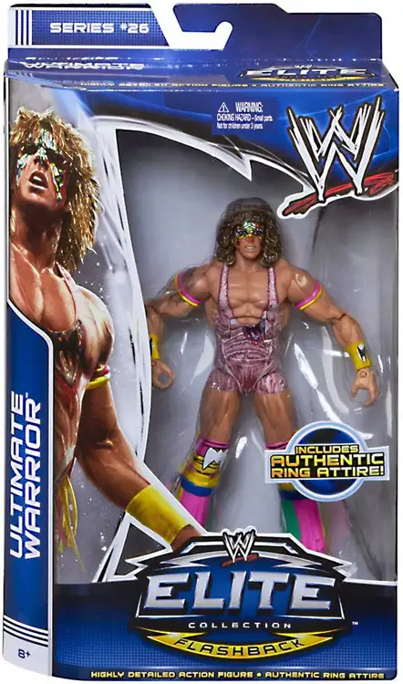 WWE Wrestling Elite Collection Series 26 Ultimate Warrior Action Figure [Authentic Ring Attire]