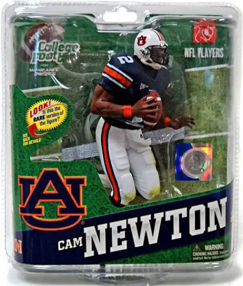 McFarlane Toys NCAA College Football Sports Series 4 Cam Newton Action Figure [Blue Jersey]