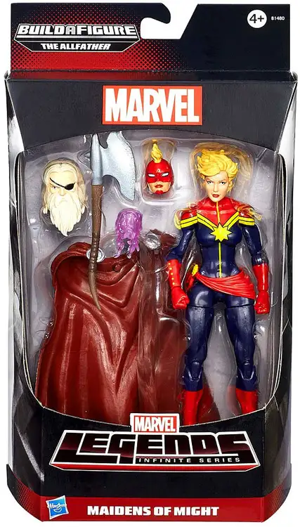 Avengers Marvel Legends Allfather Series Captain Marvel (Carol Danvers) Action Figure [Maidens of Might]