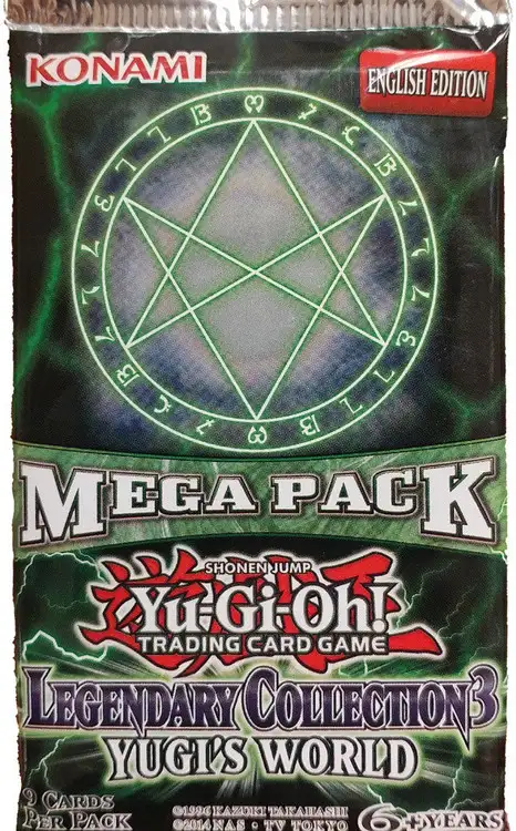 YuGiOh Legendary Collection 3 Yugi's World Booster MEGA Pack [9 Cards]