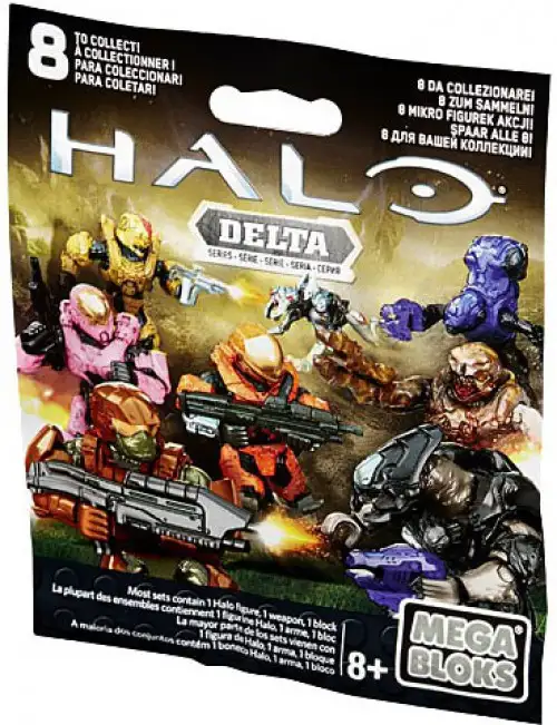 Mega Bloks Halo Delta Mini Figure Mystery Pack [1 RANDOM Figure]
