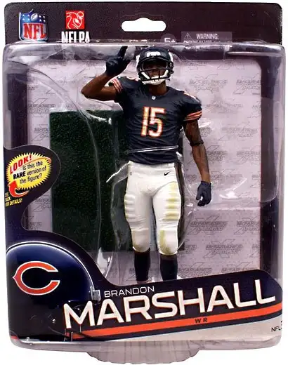 McFarlane Toys NFL Chicago Bears Sports Football Series 34 Brandon Marshall Action Figure
