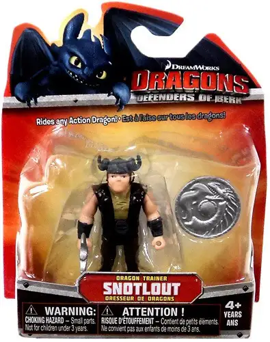 How to Train Your Dragon Dragons Defenders of Berk Snotlout 3-Inch Mini Figure