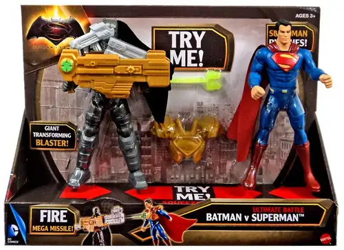 DC Batman V Superman: Dawn of Justice Ultimate Battle Action Figure 2-Pack