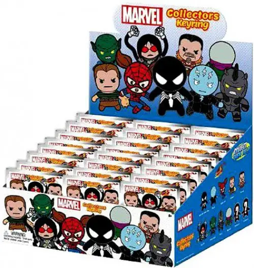 3D Figural Keyring Marvel Series 5 Mystery Box [24 Packs]