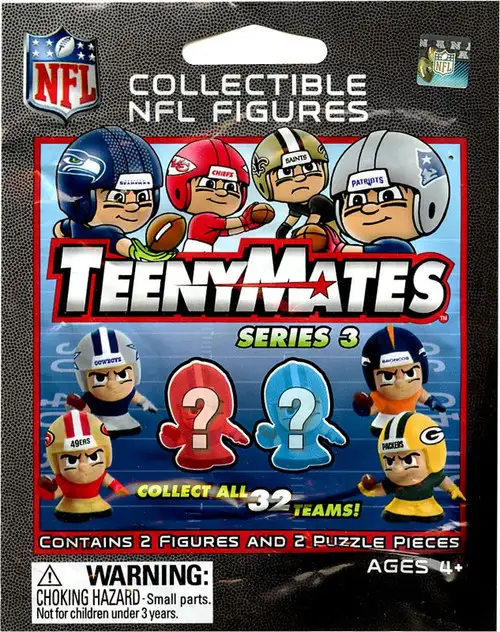 NFL TeenyMates Football Series 3 Wide Receivers Mystery Pack [2 RANDOM Figures]