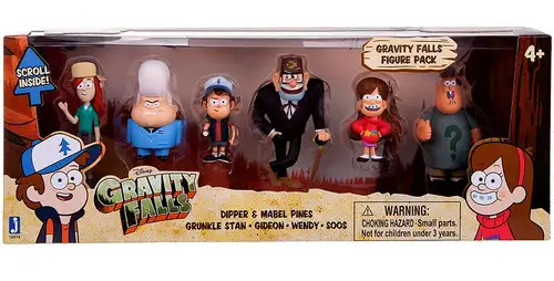 Disney Gravity Falls 2-Inch Mini Figure 6-Pack