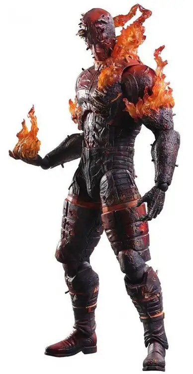 Metal Gear Solid V: The Phantom Pain Play Arts Kai Burning Man Action Figure
