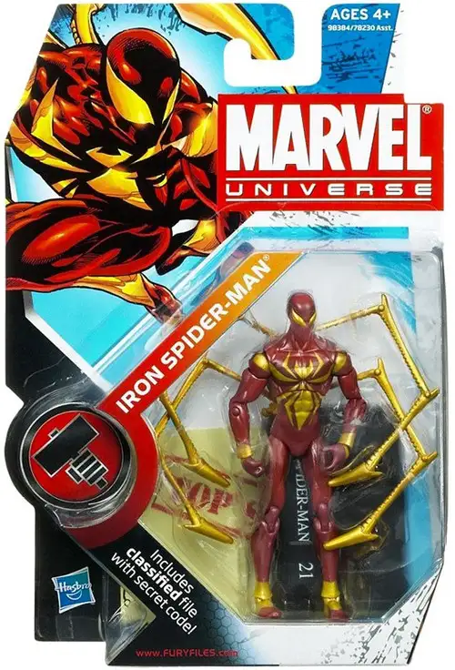 Marvel Universe Series 9 Iron Spider-Man Action Figure #21 [Solid]