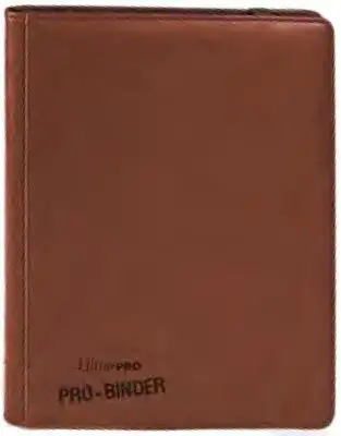Ultra Pro Card Supplies Premium Pro-Binder Brown 9-Pocket Binder