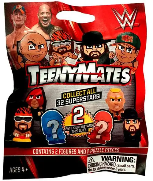 WWE Wrestling TeenyMates Series 1 Mystery Pack [2 RANDOM Figures]