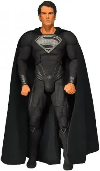 NECA Man of Steel Quarter Scale Superman Action Figure [Black Costume]