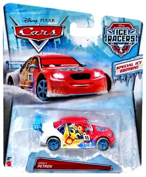Disney / Pixar Cars Ice Racers Vitaly Petrov Diecast Car [Special Icy Edition]