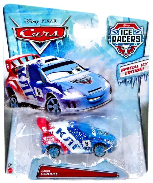 Disney / Pixar Cars Ice Racers Raoul Caroule Diecast Car [Special Icy Edition]