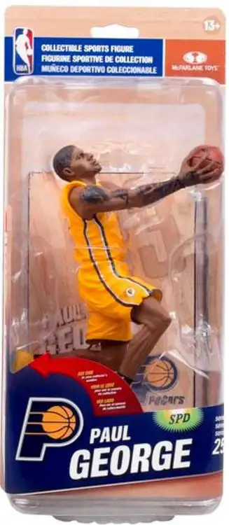 McFarlane Toys NBA Indiana Pacers Sports Basketball Series 25 Paul George Action Figure
