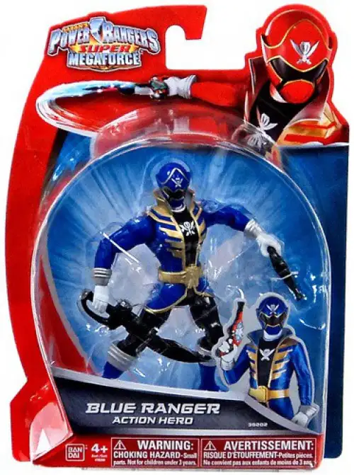 Power Rangers Super Megaforce Blue Ranger Action Hero Action Figure