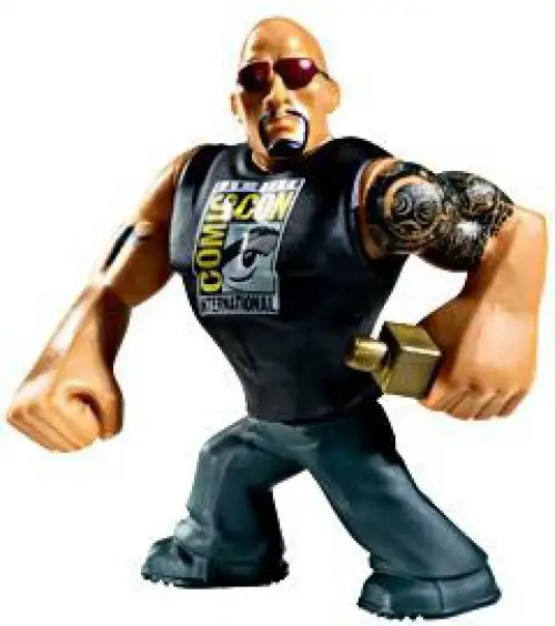 WWE Wrestling Rumblers Series 2 The Rock Exclusive Mini Figure [Exclusive]