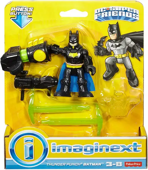 Fisher Price DC Super Friends Imaginext Thunder Punch Batman 3-Inch Figure Set