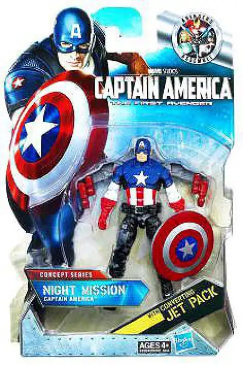 The First Avenger Concept Series Night Mission Captain America Action Figure #14