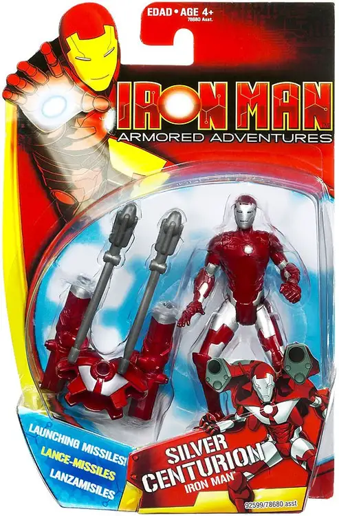 Armored Adventures Silver Centurion Iron Man Action Figure