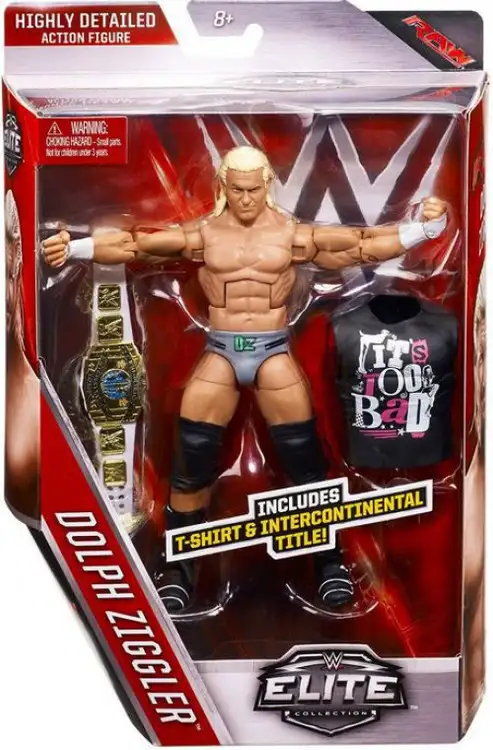 WWE Wrestling Elite Collection Series 39 Dolph Ziggler Action Figure [T-Shirt & Intercontinental Title]