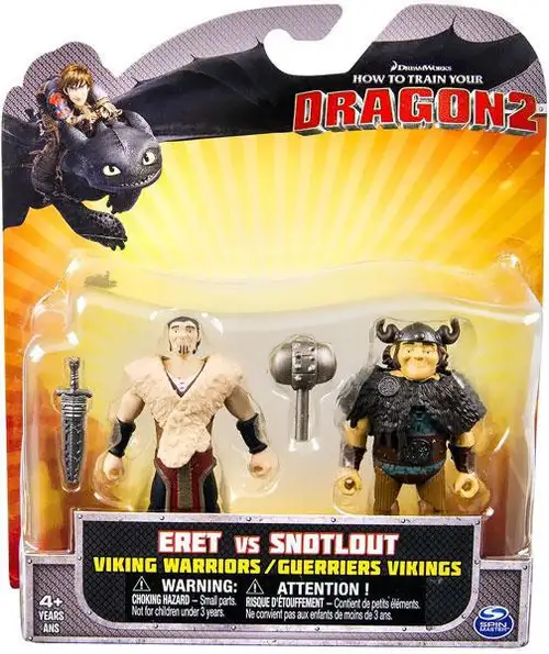 How to Train Your Dragon 2 Eret vs. Snotlout Action Figure 2-Pack [Viking Warriors]