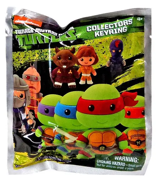Teenage Mutant Ninja Turtles 3D Figural Keyring TMNT Series 1 Mystery Pack [1 RANDOM Figure]
