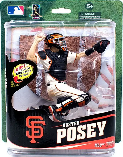 McFarlane Toys MLB San Francisco Giants Sports Picks Baseball Buster Posey Exclusive Action Figure [White Jersey]