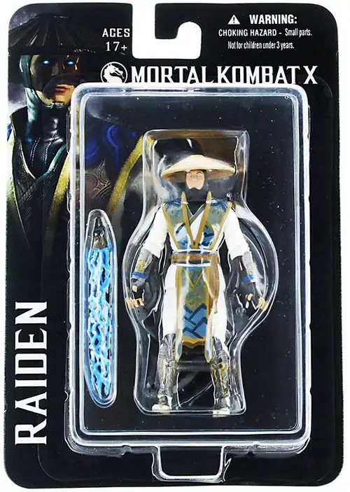 Mortal Kombat X Series 1 Raiden Action Figure [4-Inch]