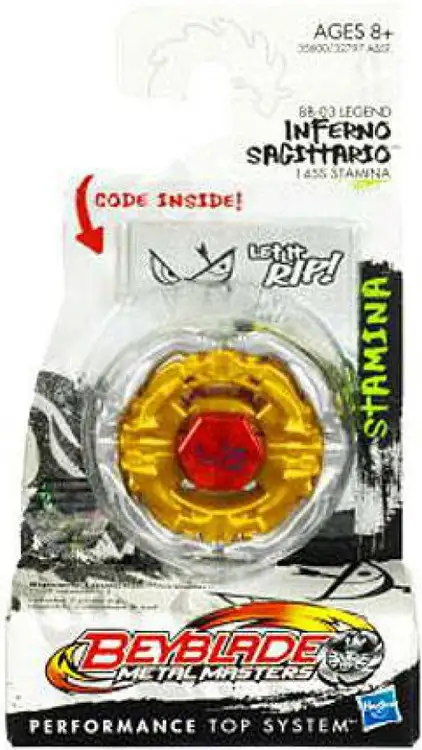 Beyblade Metal Masters Inferno Sagittario Booster Pack BB-03 [Legend]