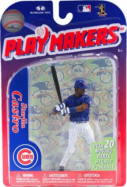 McFarlane Toys MLB Chicago Cubs Playmakers Series 3 Starlin Castro Action Figure
