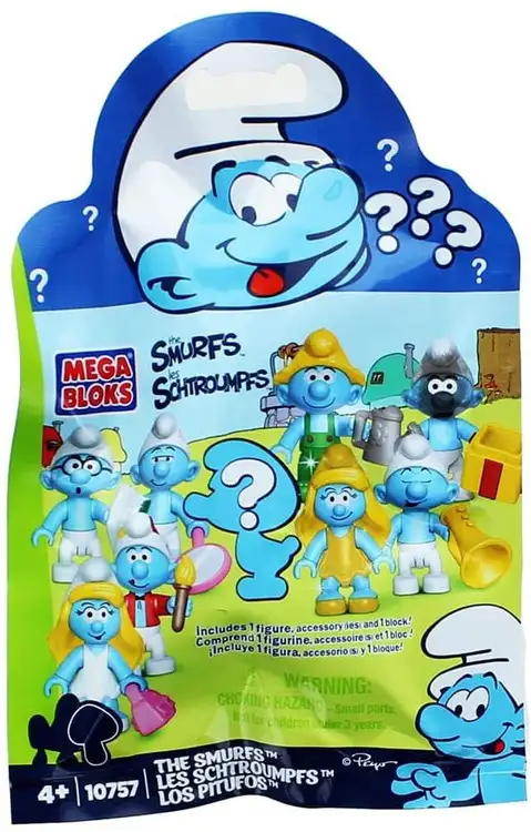 Mega Bloks The Smurfs Minifigure Mystery Pack #10757