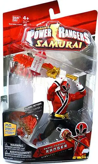 Power Rangers Samurai Sword Morphin Ranger Fire Action Figure