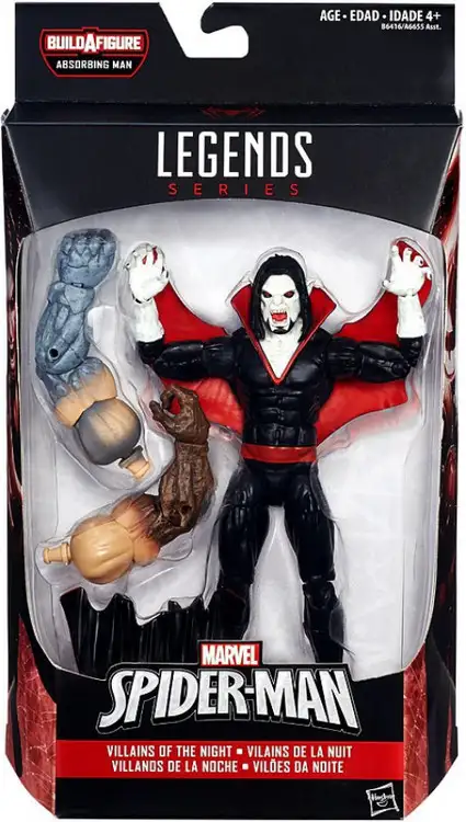 Marvel Legends Spider-Man Absorbing Man Series Morbius the Living Vampire Action Figure [Villains of the Night]