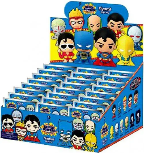 DC 3D Figural Keyring Superpowers Mystery Box [24 Packs]