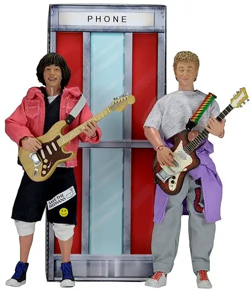 NECA Bill & Ted's Excellent Adventure Bill & Ted Clothed Action Figures