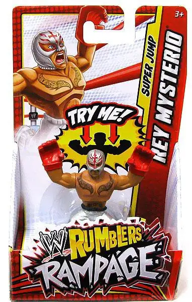 WWE Wrestling Rumblers Rampage Rey Mysterio Mini Figure