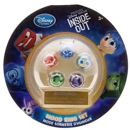 Disney / Pixar Inside Out Mood Ring Set Exclusive