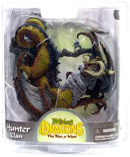 McFarlane Toys Dragons The Rise of Man Series 8 Hunter Clan 2 Action Figure [Damaged Package]