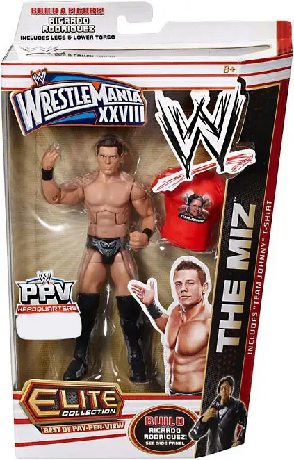 WWE Wrestling Elite Collection WrestleMania 28 The Miz Exclusive Action Figure [Team Johnny T-Shirt]