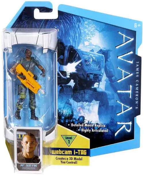 James Cameron's Avatar Private Sean Fike Action Figure [No Face Mask]