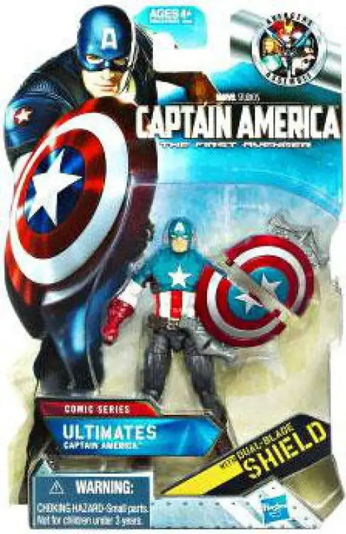 The First Avenger Comic Series Ultimates Captain America Action Figure #1