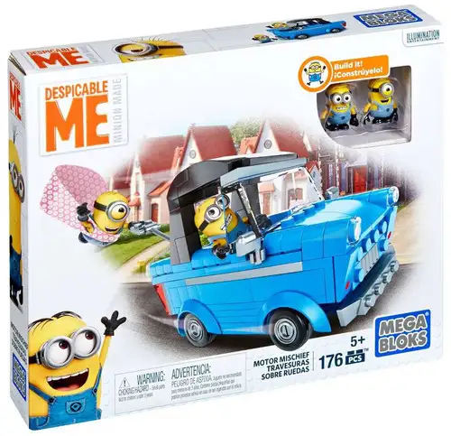 Mega Bloks Despicable Me Minion Made Motor Mischief Set #24904